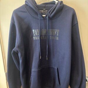 Taylor Swift ERAS Merch - Blue Hoodie - Size XL
